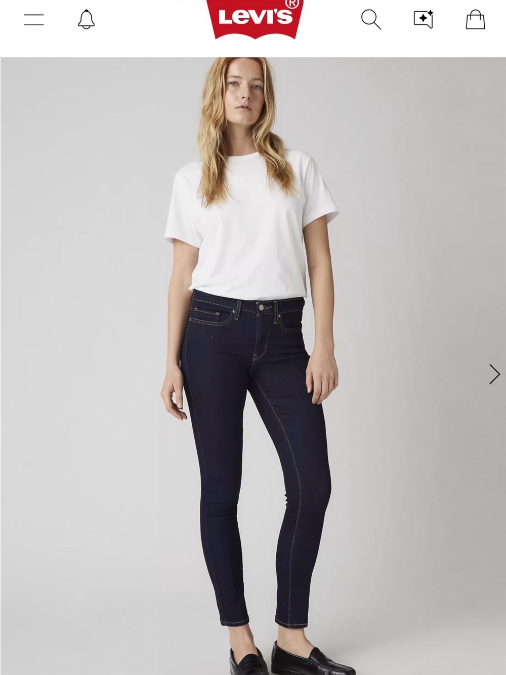 Levi's 311 Women's Dark Indigo Skinny Jeans